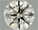Natural Diamond 0.70 Carats, Round with Excellent Cut, L Color, VS1 Clarity and Certified by GIA