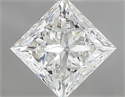 Natural Diamond 0.92 Carats, Princess with  Cut, G Color, VVS2 Clarity and Certified by IGI