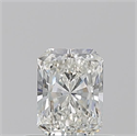 Natural Diamond 0.51 Carats, Radiant with  Cut, I Color, VVS2 Clarity and Certified by GIA