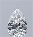 Diamante Natural 0.40 quilates, De pera , Color E, claridad IF y certificado GIA