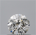Natural Diamond 0.40 Carats, Round with Excellent Cut, F Color, VVS1 Clarity and Certified by GIA