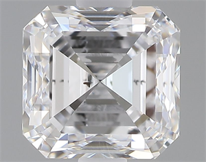 Foto Diamante Natural 1.02 quilates, Asscher , Color D, claridad SI1 y certificado GIA de
