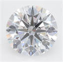 Lab Grown Diamond 3.42 Carats, Round with Excellent Cut, D Color, VVS1 Clarity and Certified by GIA