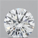 Lab Grown Diamond 2.61 Carats, Round with Ideal Cut, E Color, VVS1 Clarity and Certified by IGI