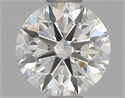 Diamante Natural 0.57 quilates, Redondo , Color I, claridad VVS1 y certificado GIA