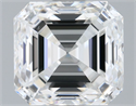 Diamante Natural 1.21 quilates, Asscher , Color E, claridad VS1 y certificado GIA