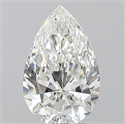 Diamante Natural 1.70 quilates, De pera , Color G, claridad SI1 y certificado GIA