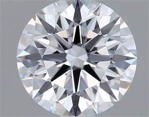 Picture of Lab Grown Diamond 1.03 Carats, Round with Ideal Cut, D Color, VVS1 Clarity and Certified by IGI