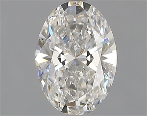 Foto Diamante Natural 0.73 quilates, Ovalado , Color F, claridad I1 y certificado GIA de