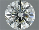 Natural Diamond 1.06 Carats, Round with Excellent Cut, J Color, VS2 Clarity and Certified by IGI