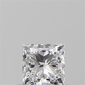 Picture of Natural Diamond 0.51 Carats, Princess with  Cut, D Color, VS2 Clarity and Certified by GIA