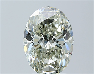 Picture of Natural Diamond 2.70 Carats, Oval with  Cut, L Color, VS2 Clarity and Certified by GIA