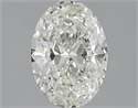 Natural Diamond 1.74 Carats, Oval with  Cut, K Color, SI2 Clarity and Certified by GIA