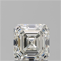Natural Diamond 1.51 Carats, Asscher with  Cut, I Color, VS2 Clarity and Certified by GIA