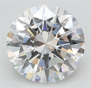 Picture of Lab Grown Diamond 4.02 Carats, Round with Excellent Cut, E Color, IF Clarity and Certified by IGI