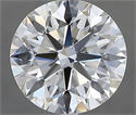 Diamante Natural 2.01 quilates, Redondo , Color I, claridad VVS1 y certificado GIA