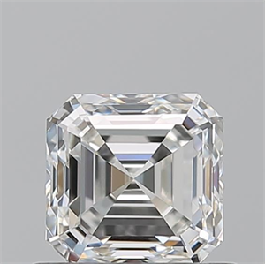 Picture of Natural Diamond 0.70 Carats, Asscher with  Cut, H Color, VVS1 Clarity and Certified by GIA