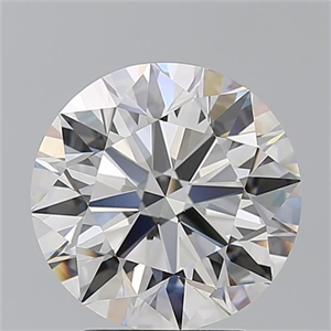 Picture of Natural Diamond 3.71 Carats, Round with Excellent Cut, F Color, VS1 Clarity and Certified by GIA