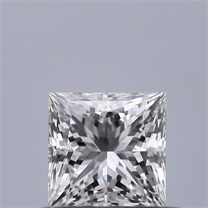 Picture of Natural Diamond 0.50 Carats, Princess with  Cut, H Color, VS2 Clarity and Certified by GIA