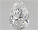 Natural Diamond 0.90 Carats, Pear with  Cut, D Color, VS1 Clarity and Certified by GIA