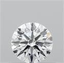 Natural Diamond 0.42 Carats, Round with Excellent Cut, D Color, VS2 Clarity and Certified by GIA