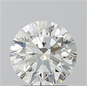Diamante Natural 1.54 quilates, Redondo , Color J, claridad IF y certificado GIA