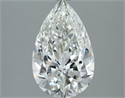 Natural Diamond 2.01 Carats, Pear with  Cut, H Color, IF Clarity and Certified by IGI