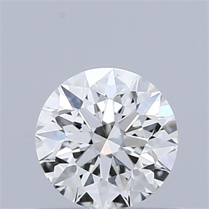 Picture of Natural Diamond 0.56 Carats, Round with Excellent Cut, J Color, VS1 Clarity and Certified by GIA