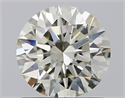 Natural Diamond 1.05 Carats, Round with Excellent Cut, J Color, VS2 Clarity and Certified by IGI