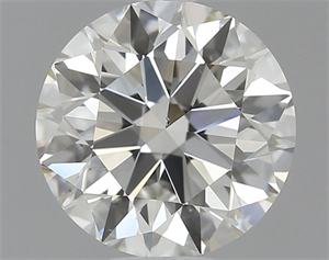 Picture of Natural Diamond 1.10 Carats, Round with Excellent Cut, J Color, VS2 Clarity and Certified by GIA