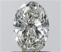Diamante Natural 0.70 quilates, Ovalado , Color H, claridad VVS2 y certificado IGI