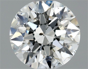 Picture of Natural Diamond 0.40 Carats, Round with Excellent Cut, G Color, SI2 Clarity and Certified by GIA