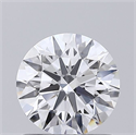 Del inventario de diamantes de laboratorio, 1.02 quilates, Redondo , Color D, claridad VVS2 y certificado IGI