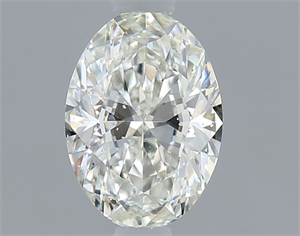 Picture of Natural Diamond 0.50 Carats, Oval with  Cut, G Color, SI1 Clarity and Certified by GIA