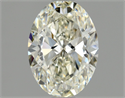 Natural Diamond 1.01 Carats, Oval with  Cut, J Color, VS2 Clarity and Certified by GIA