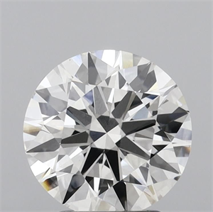 Picture of Lab Grown Diamond 2.75 Carats, Round with Ideal Cut, G Color, VS1 Clarity and Certified by IGI
