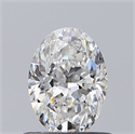 Diamante Natural 0.60 quilates, Ovalado , Color E, claridad VS2 y certificado GIA