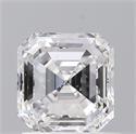 Diamante Natural 0.90 quilates, Asscher , Color D, claridad SI1 y certificado GIA