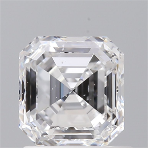 Foto Diamante Natural 0.90 quilates, Asscher , Color D, claridad SI1 y certificado GIA de