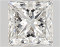 Natural Diamond 0.93 Carats, Princess with  Cut, G Color, VVS1 Clarity and Certified by GIA