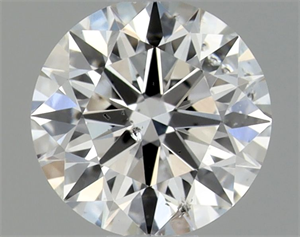 Picture of Natural Diamond 0.43 Carats, Round with Excellent Cut, E Color, SI2 Clarity and Certified by GIA