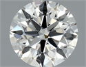 Natural Diamond 0.93 Carats, Round with Excellent Cut, I Color, VS1 Clarity and Certified by GIA