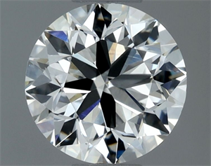 Foto Diamante Natural 0.90 quilates, Redondo , Color H, claridad VVS2 y certificado IGI de