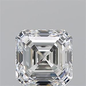 Picture of Natural Diamond 1.02 Carats, Asscher with  Cut, G Color, VVS2 Clarity and Certified by GIA