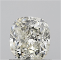 Natural Diamond 1.01 Carats, Cushion with  Cut, H Color, I1 Clarity and Certified by IGI