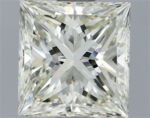 Foto Diamante Natural 1.51 quilates, Princesa , Color K, claridad VVS2 y certificado IGI de