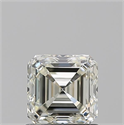 Natural Diamond 1.01 Carats, Asscher with  Cut, I Color, VS1 Clarity and Certified by IGI