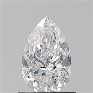 Picture of Natural Diamond 0.69 Carats, Pear with  Cut, F Color, VVS2 Clarity and Certified by GIA