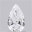Diamante Natural 0.70 quilates, De pera , Color D, claridad SI1 y certificado GIA