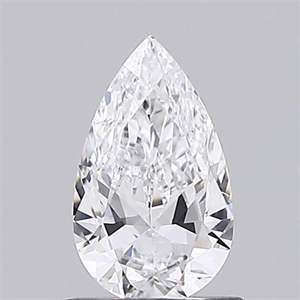 Foto Diamante Natural 0.70 quilates, De pera , Color D, claridad SI1 y certificado GIA de
